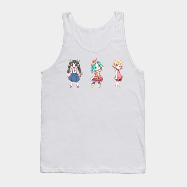 Monogatari set Tank Top by miriart